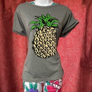 Gray Pineapple T Shirt